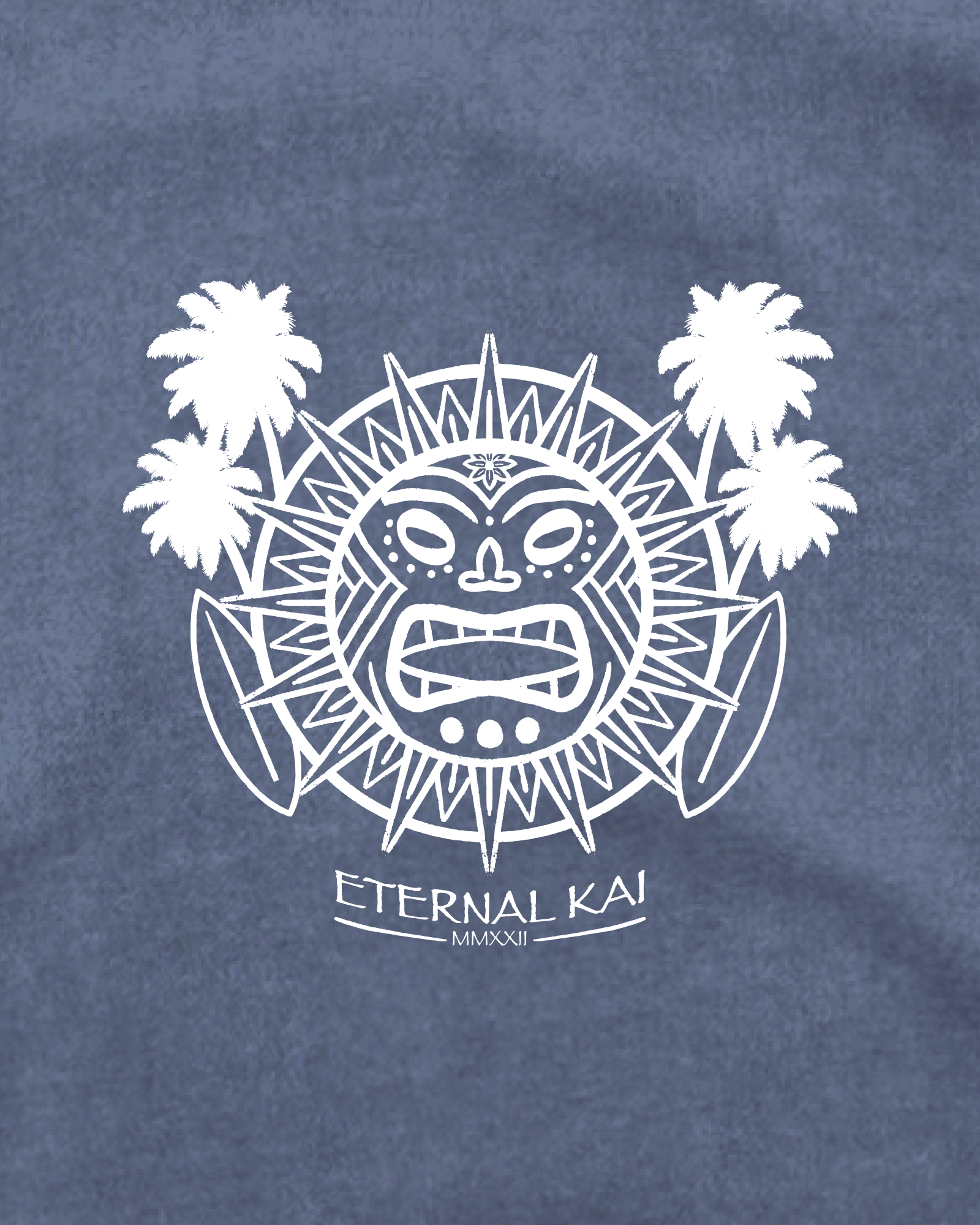 El Sol Tiki Hoodie [Washed Azure]